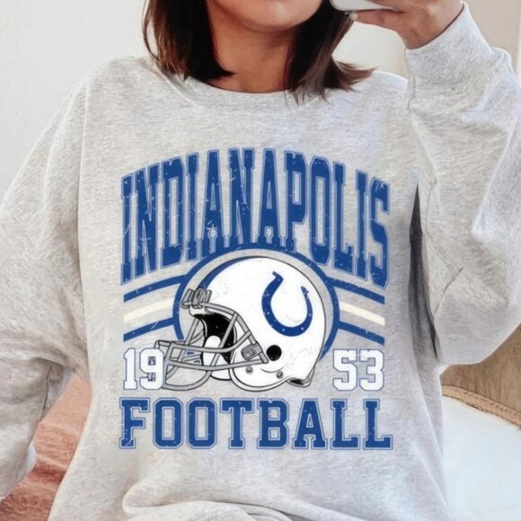 Indianapolis Football Vintage Style Sweatshirt, Retro 90s Indianapolis NFL Shirt - Picture 2 of 4